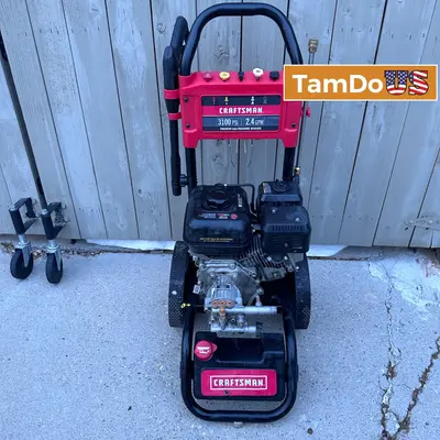 Craftsman 3100 PSI 2.4 GPM Premium Gas Pressure Washer Power Cleaner Engine at Yard, Garden & Outdoor Living in good condition