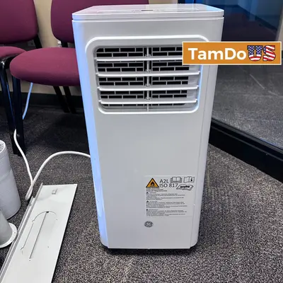 GE 6250 BTU SACC Portable Air Conditioner for Medium Rooms 350 sq ft (9,000 BTU) at Heating, Cooling & Air in excellent condition