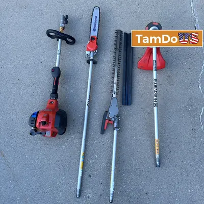 Husqvarna 330LK Gas Trimmer Combo Kit PA310 Pole Saw HA322 Hedge Trimmer Multi at Yard, Garden & Outdoor Living in good condition