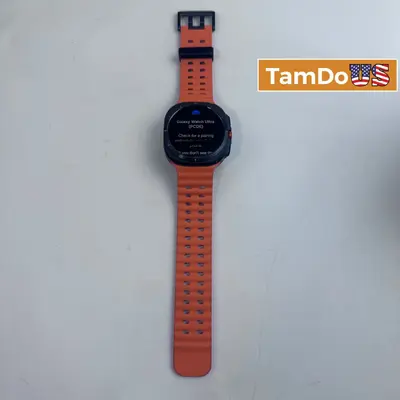 Samsung Galaxy Watch Ultra (47mm, LTE, SM-L705U) Gray Titanium Orange Band at Smart Watches in good condition