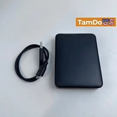WD Elements 4TB Portable External Hard Drive HDD USB 3.0 WDBU6Y0040BBK 2.5" at Drives, Storage & Blank Media in excellent condition